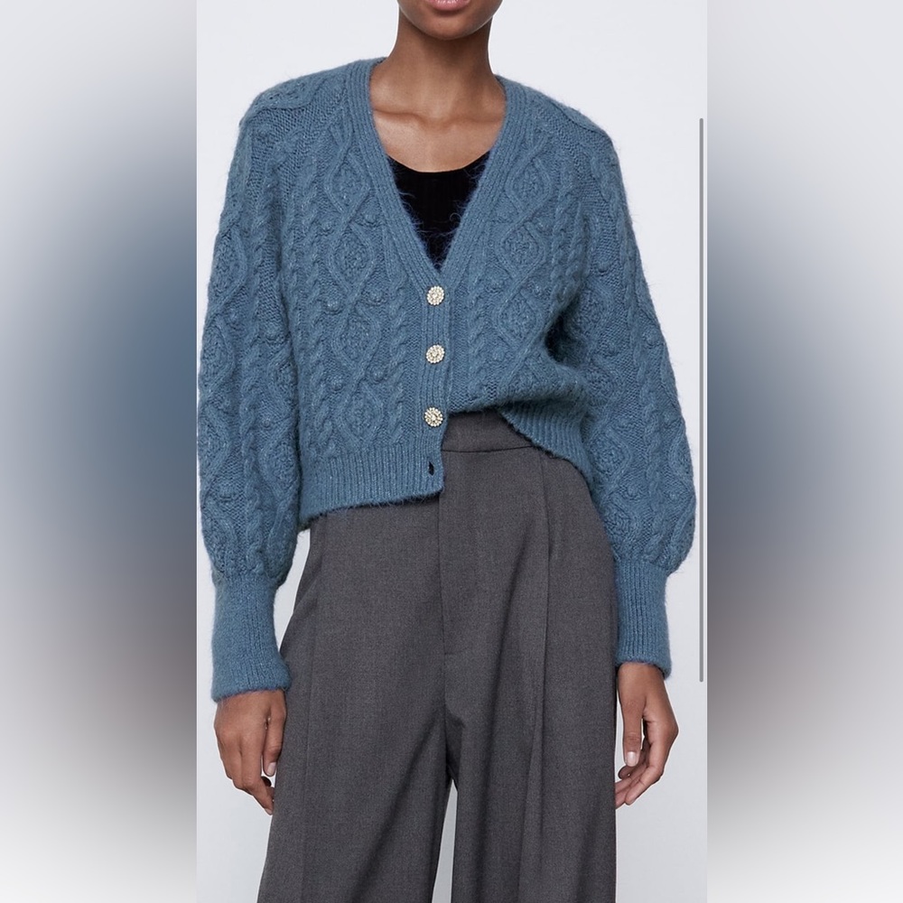 Zara blue sweater size small